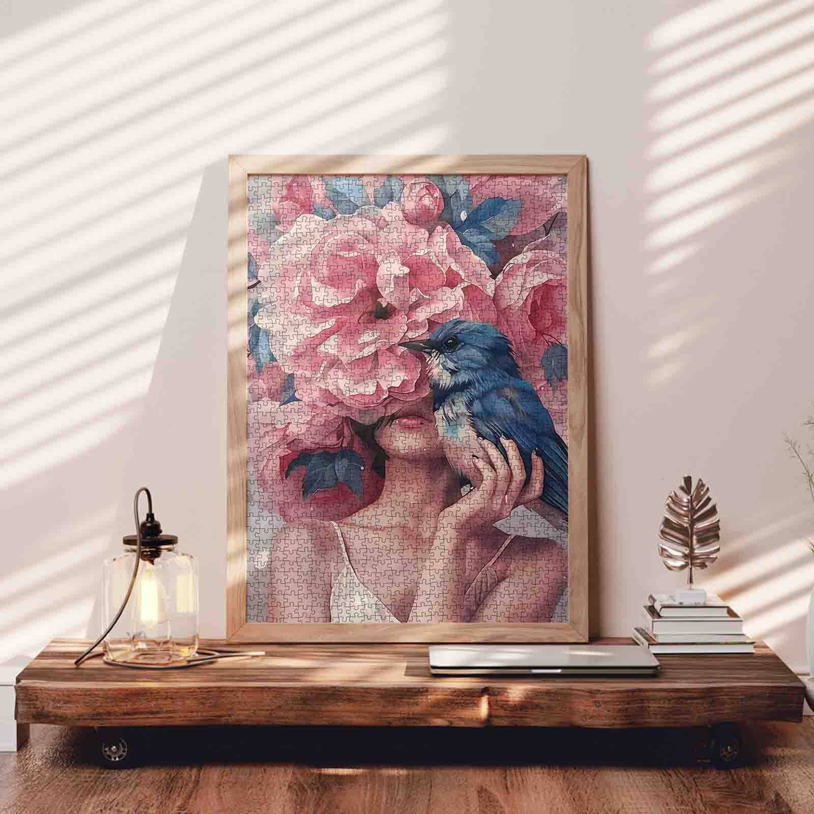 tucocoo-bluebird-whisper-puzzle-1000-teile-rosen image 3