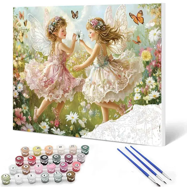 tucocoo-paint-by-numbers-dancing-flower-fairies-malen-nach-zahlen-40x50 image 1