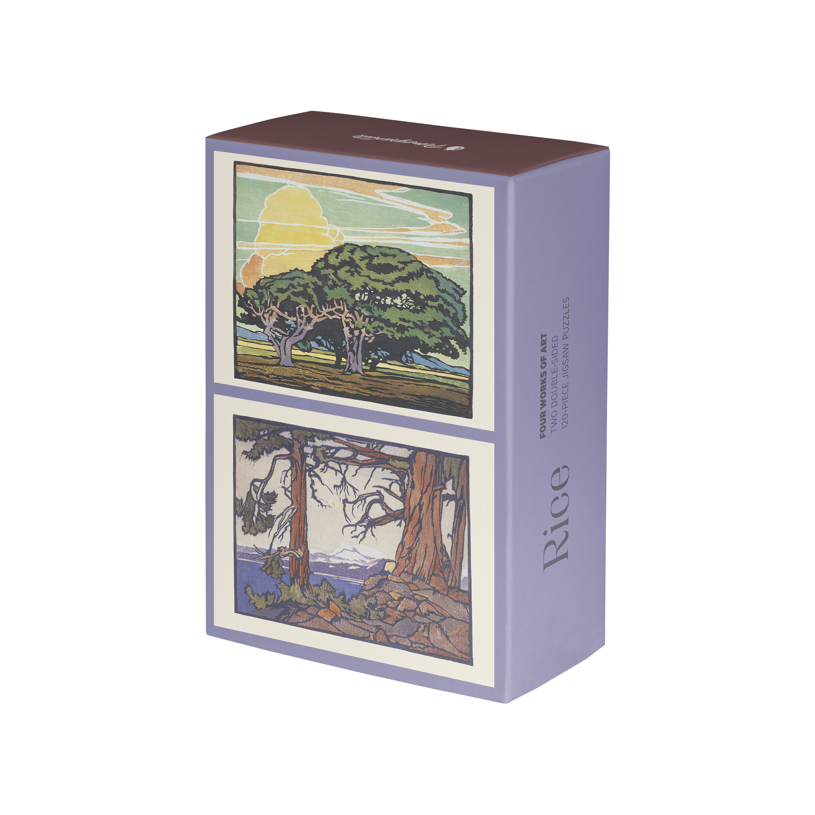 pomegranate-william-s-rice-puzzle-set-120-teile-doppelseitig image 1