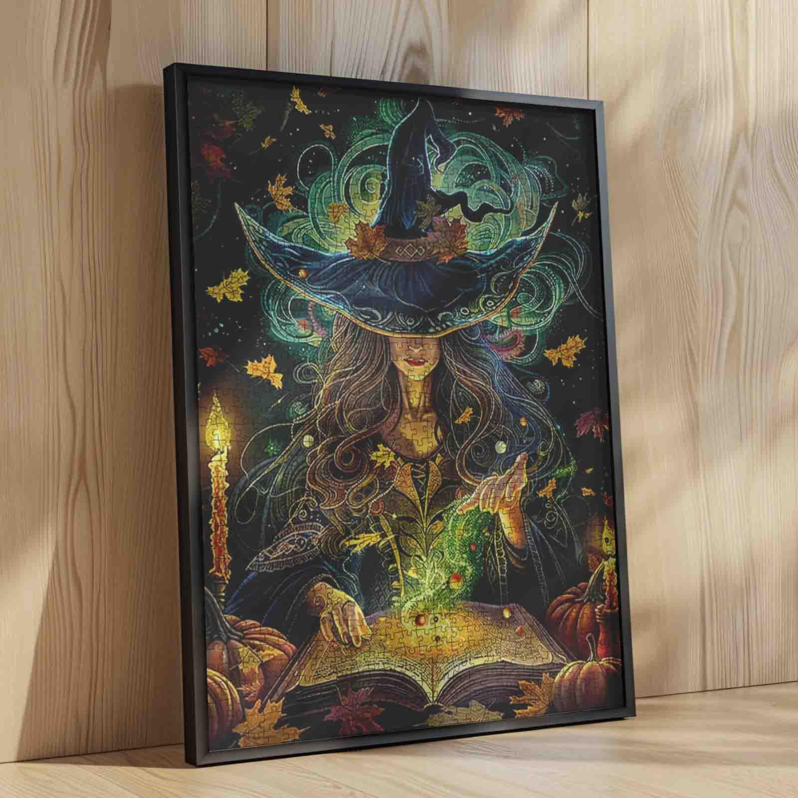 tucocoo-jigsaw-enchanted-witch-spellbook-puzzle-1000-teile-halloween image 4