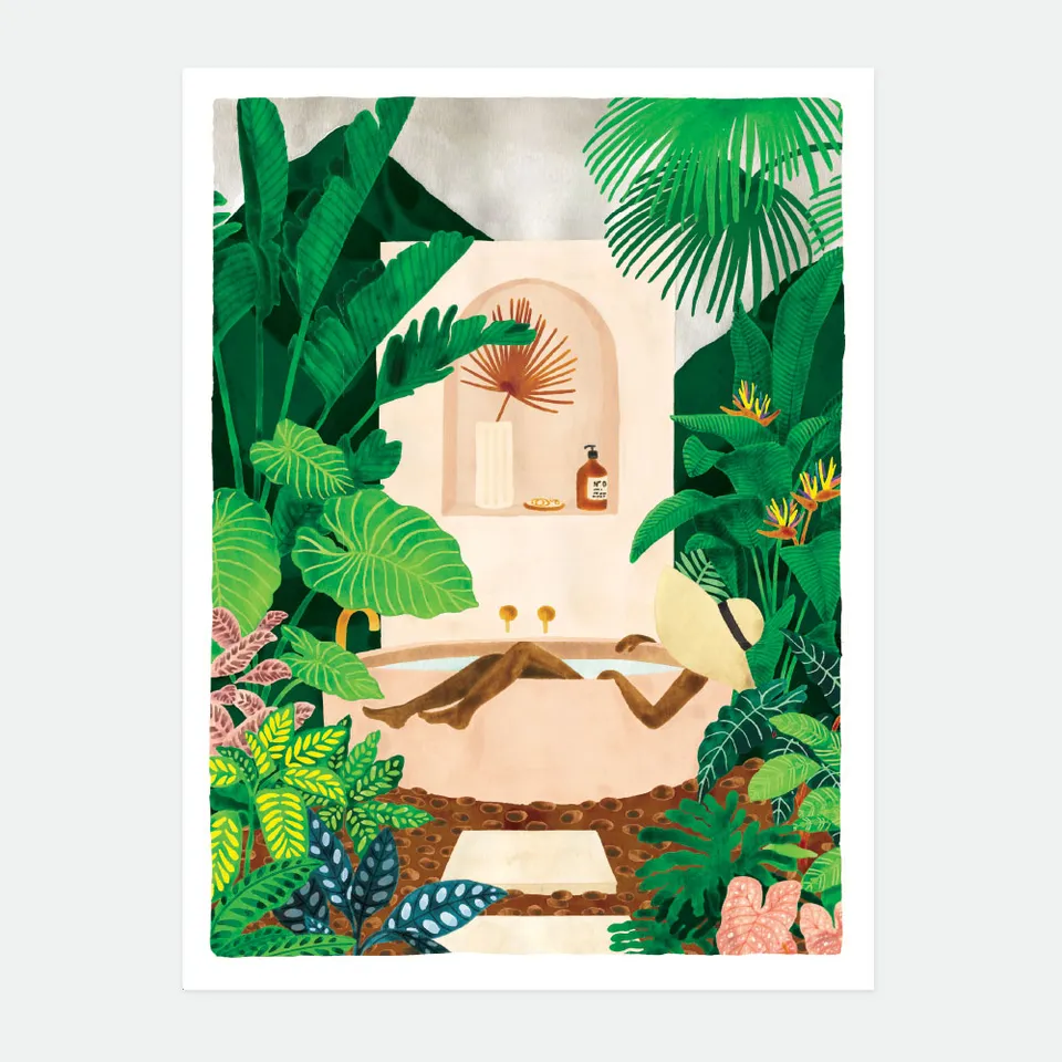 all-the-ways-to-say-exotic-bathtub-poster-badewanne image 1