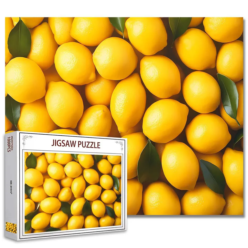 tucocoo-fresh-lemons-puzzle-1000-teile-zitronenmotiv image 1