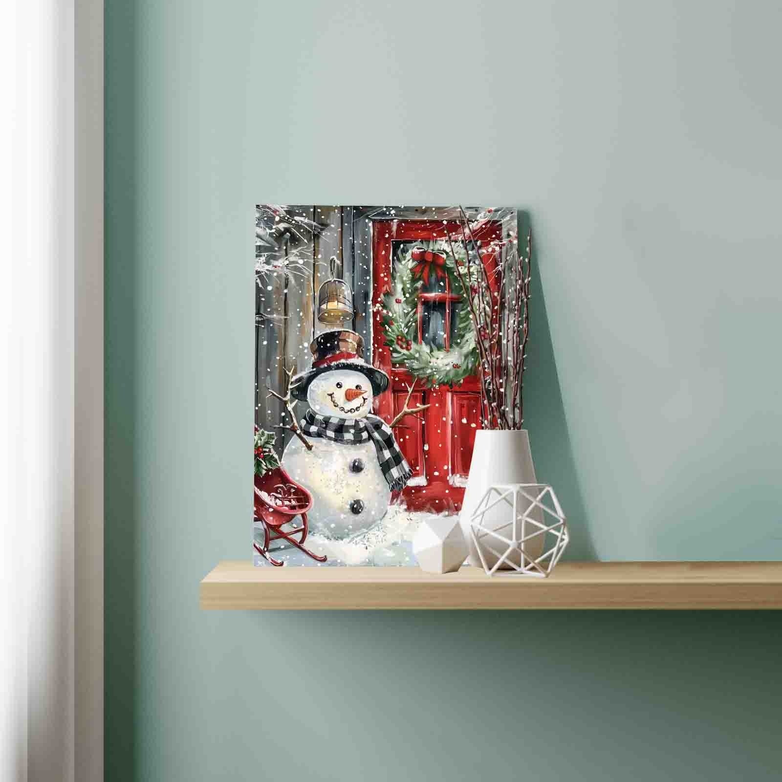 tucocoo-snowman-at-door-malen-nach-zahlen-40x50-weihnachten image 3
