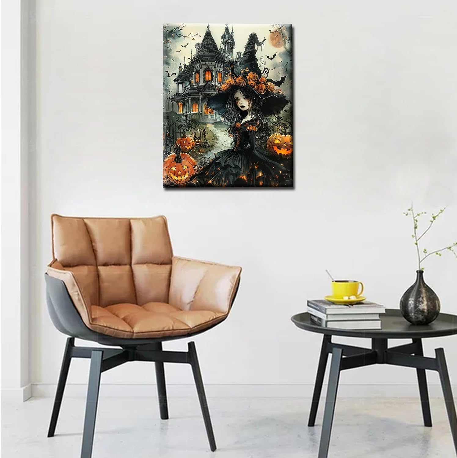 tucocoo-paint-by-numbers-gothic-schloss-hexe-malen-nach-zahlen image 3