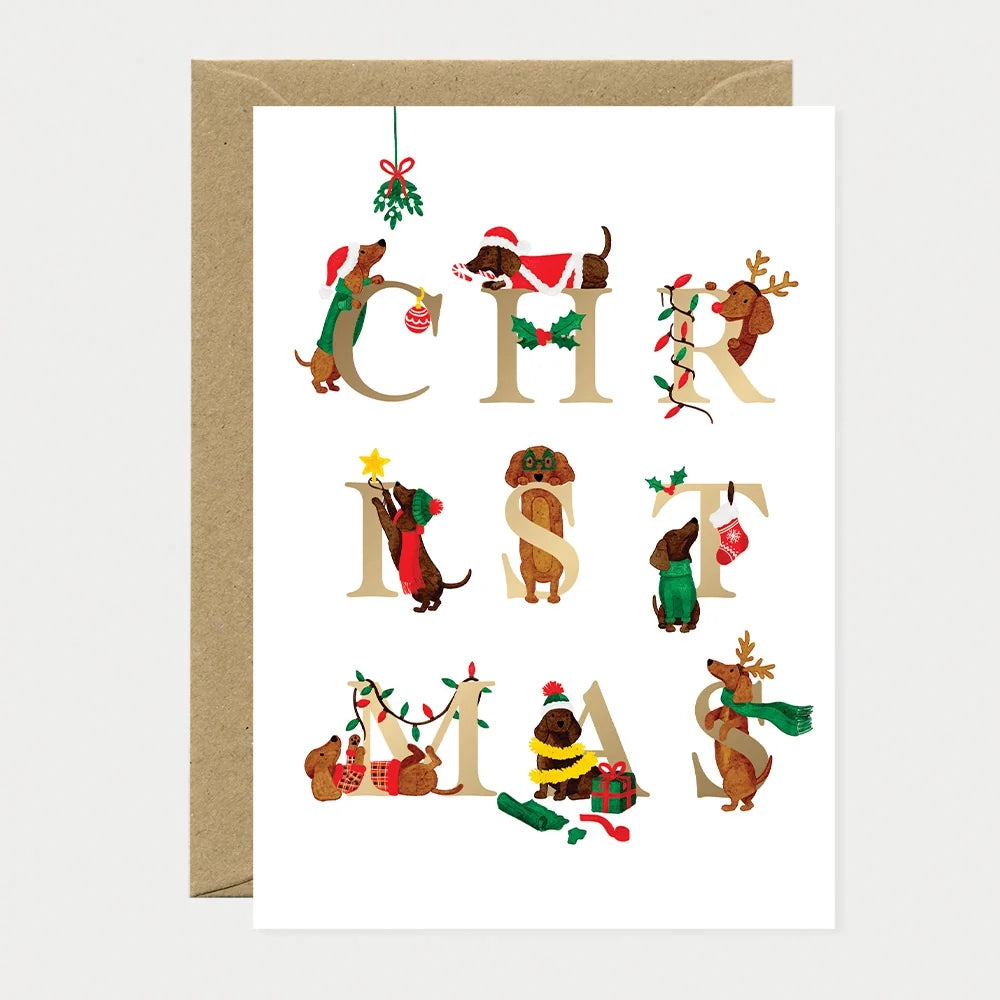 all-the-ways-to-say-greeting-cards-christmas-dachshunds-weihnachtskarte image 1