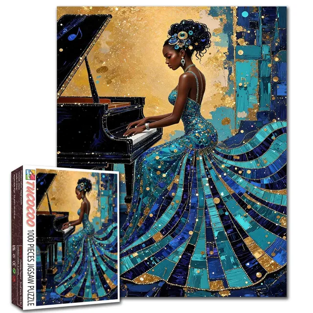 tucocoo-midnight-elegance-piano-puzzle-1000-teile-klavier image 1