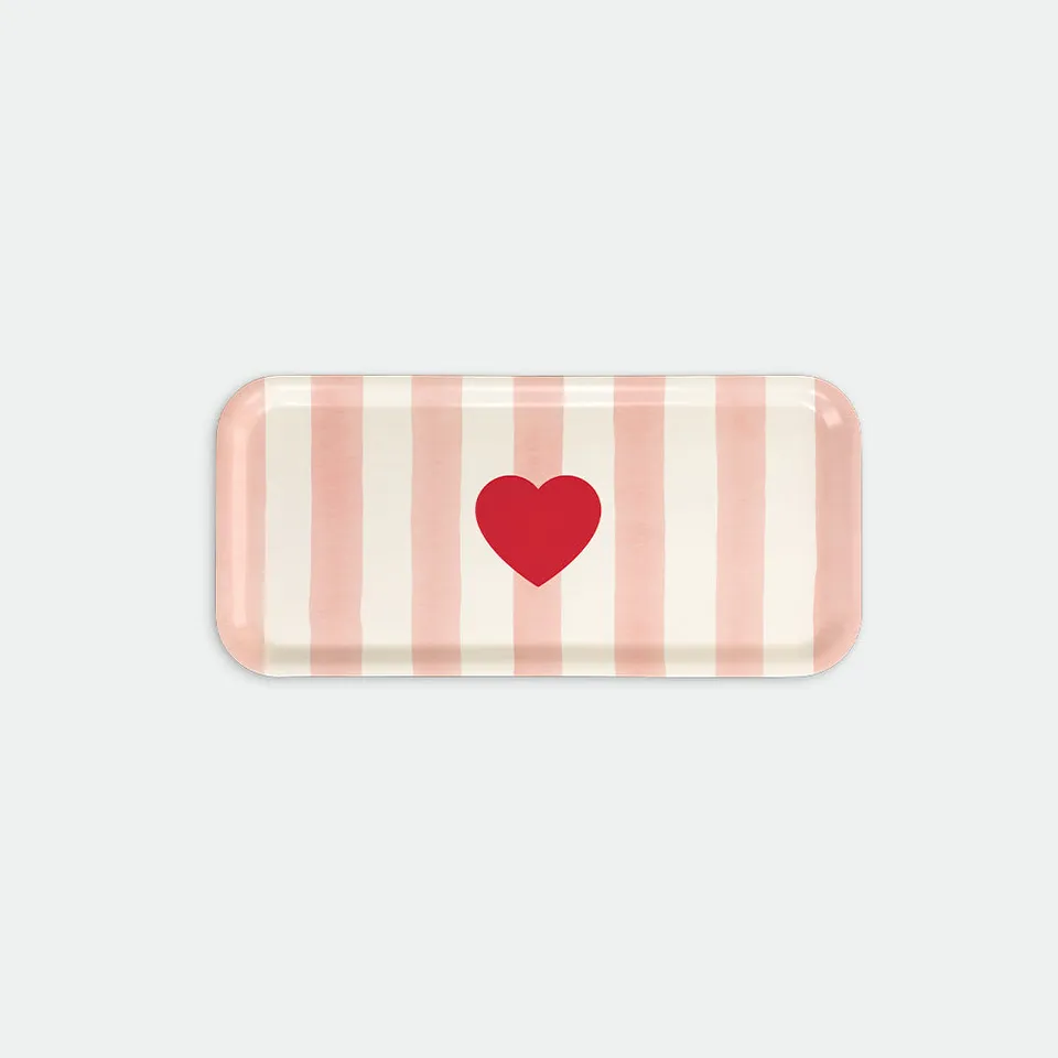 all-the-ways-to-say-pink-stripes-tablett-13-5x27-5cm-herz-rosa image 1