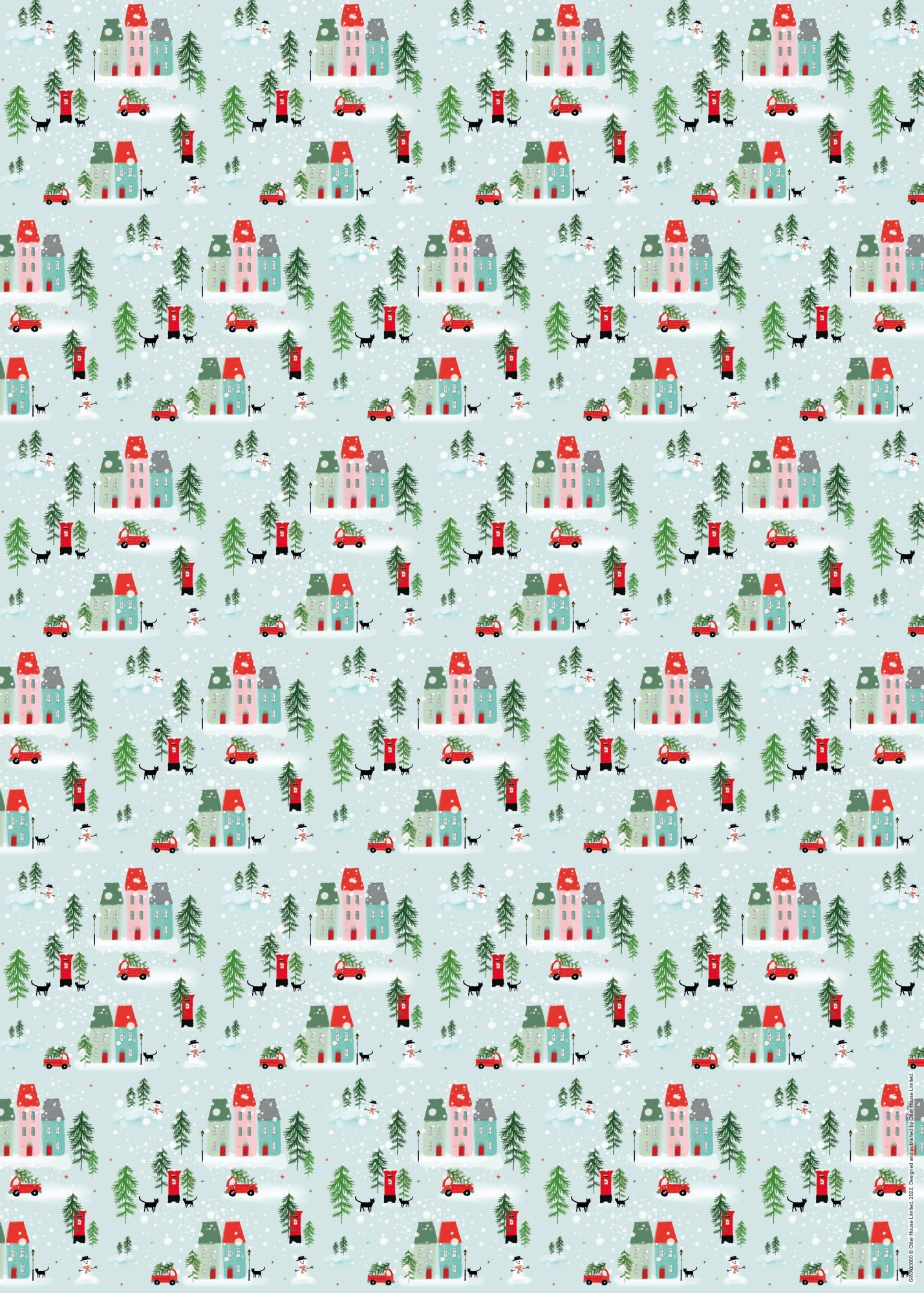 otter-house-christmas-village-geschenkpapier-5-b-gen-tags image 2