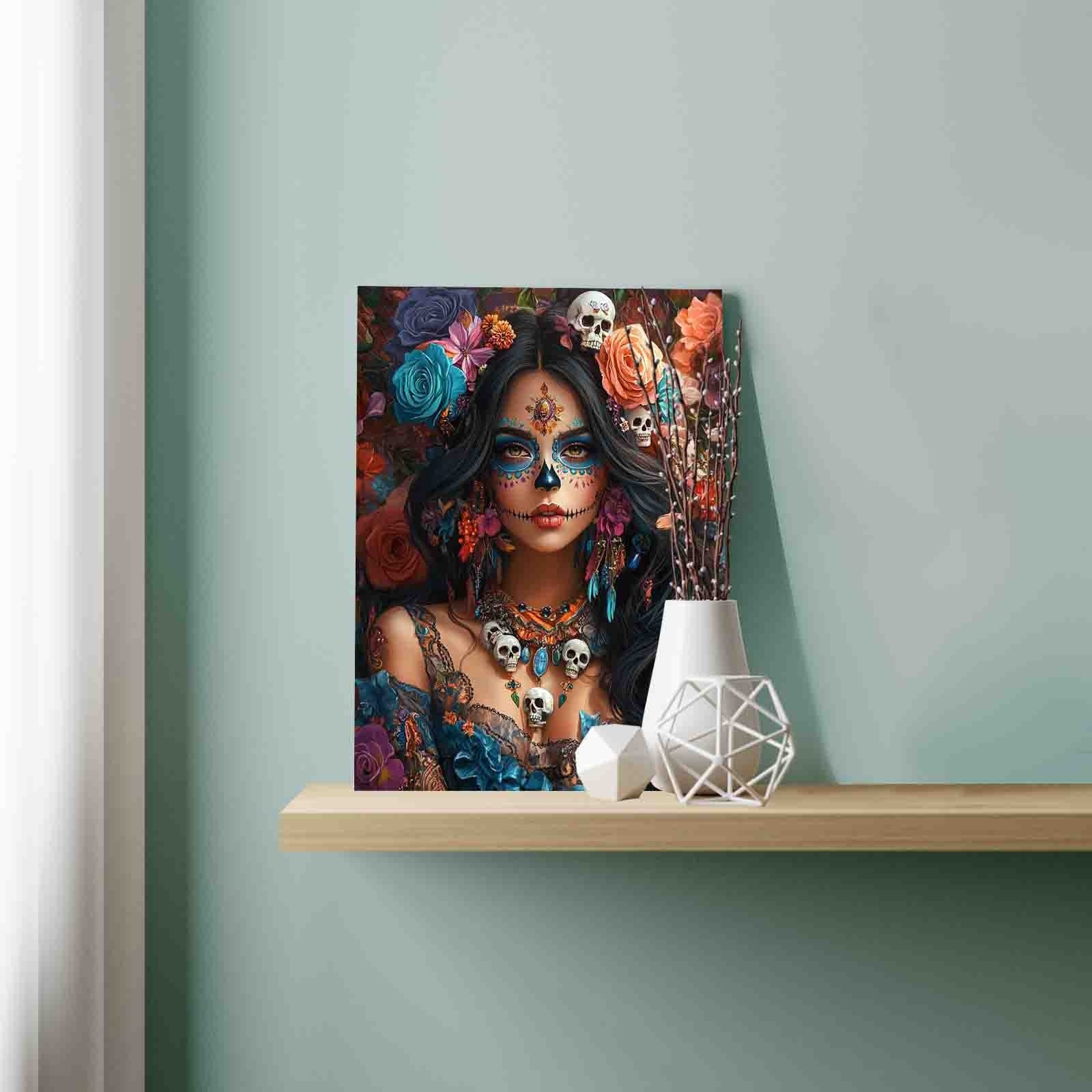 tucocoo-sugar-skull-beauty-with-roses-malen-nach-zahlen-40x50cm-ohne-rahmen image 3
