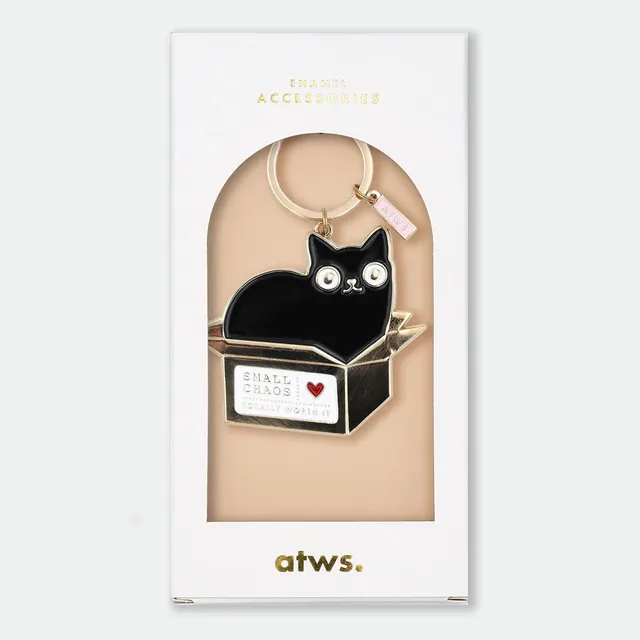all-the-ways-to-say-small-chaos-schl-sselanh-nger-katze-emaille image 1