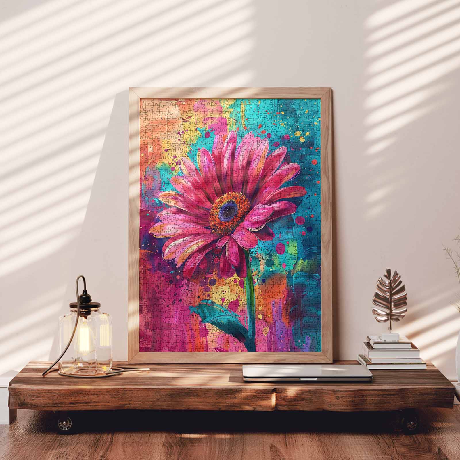 tucocoo-jigsaw-puzzles-colorful-blooming-daisy-puzzle-1000-teile-blume image 3