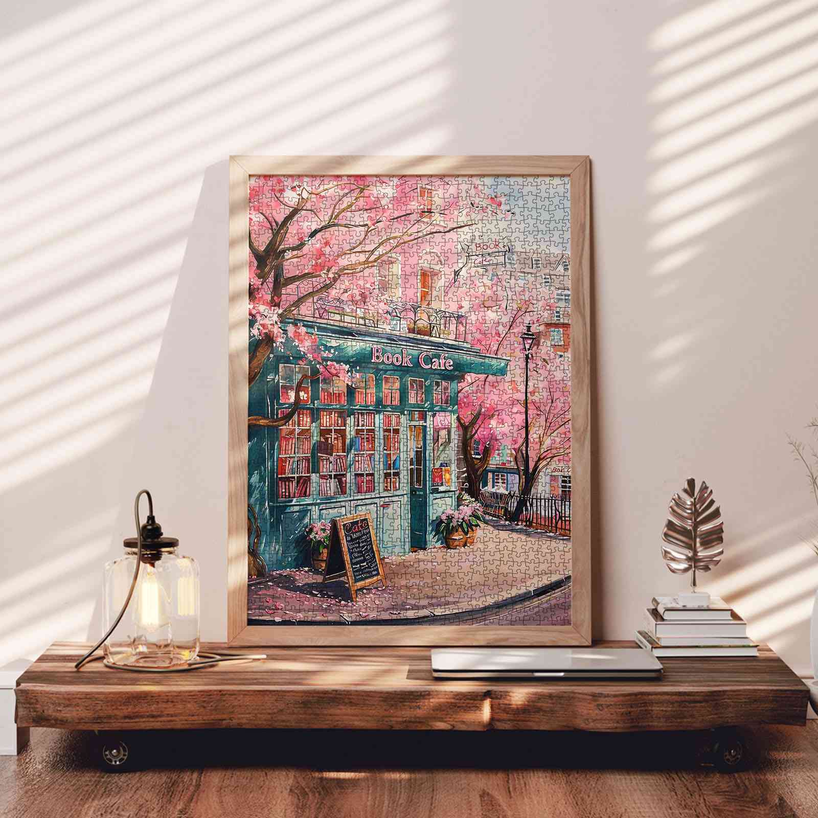 tucocoo-cherry-blossom-book-caf-puzzle-1000-teile image 3