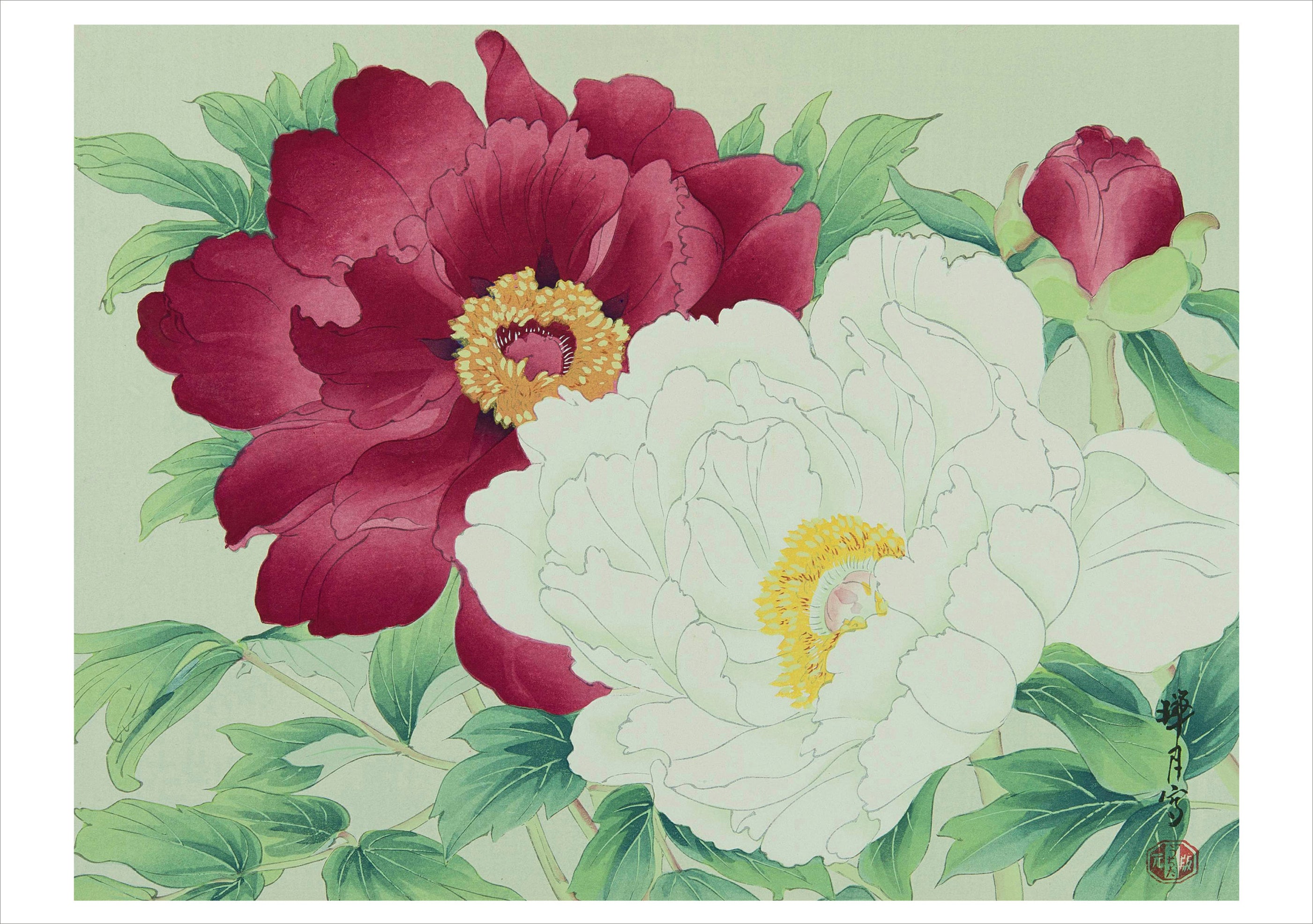 pomegranate-haiku-boxed-notecard-gru-karten-20er-japan image 2