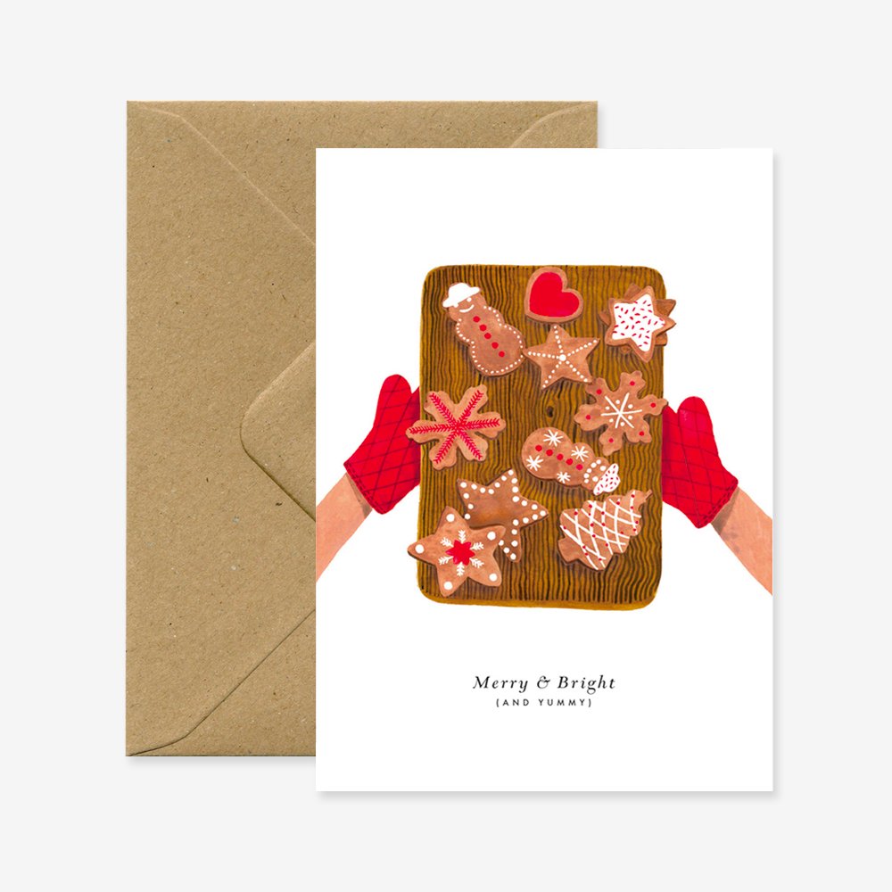 all-the-ways-to-say-xmas-cookies-weihnachtskarte-a6-keks-motiv image 1