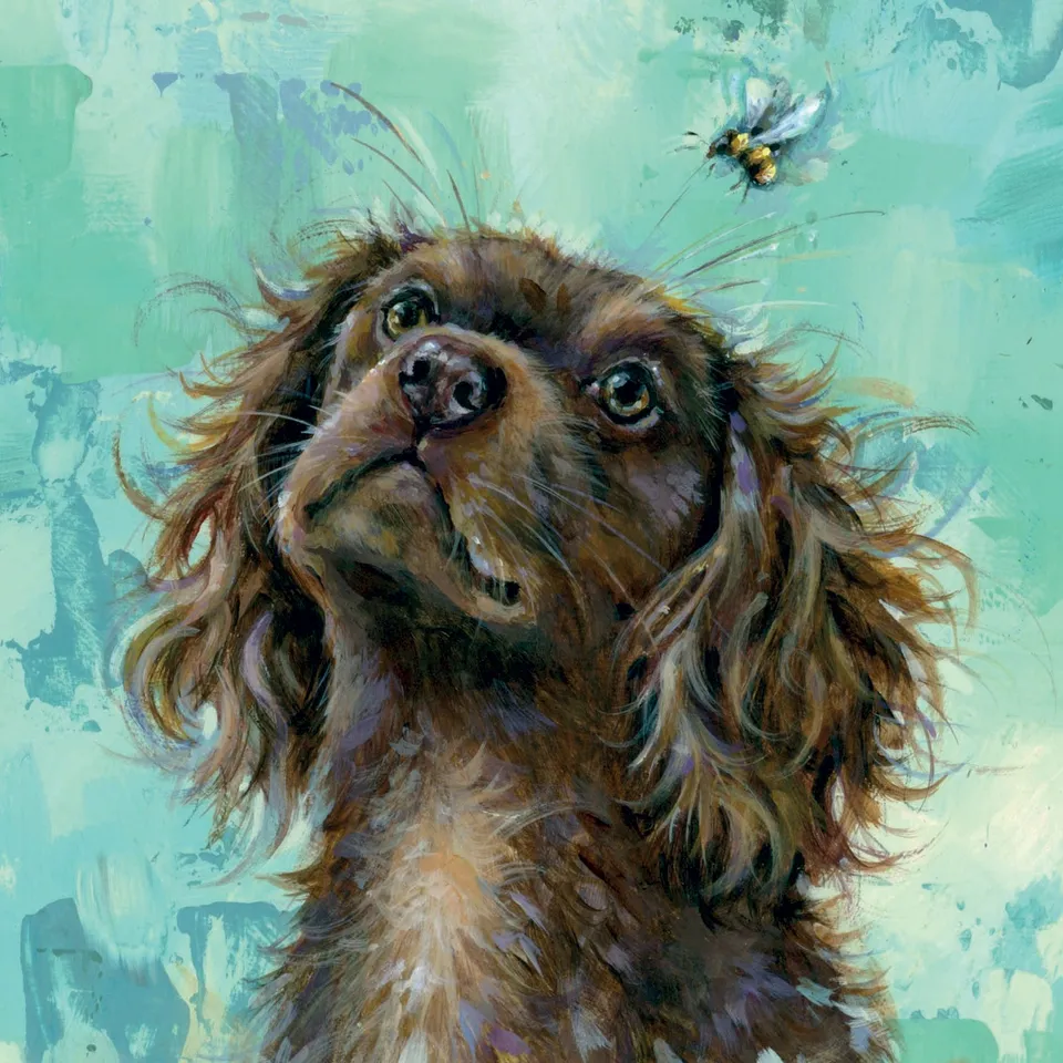 otter-house-best-friends-gru-karte-spaniel-hund image 1