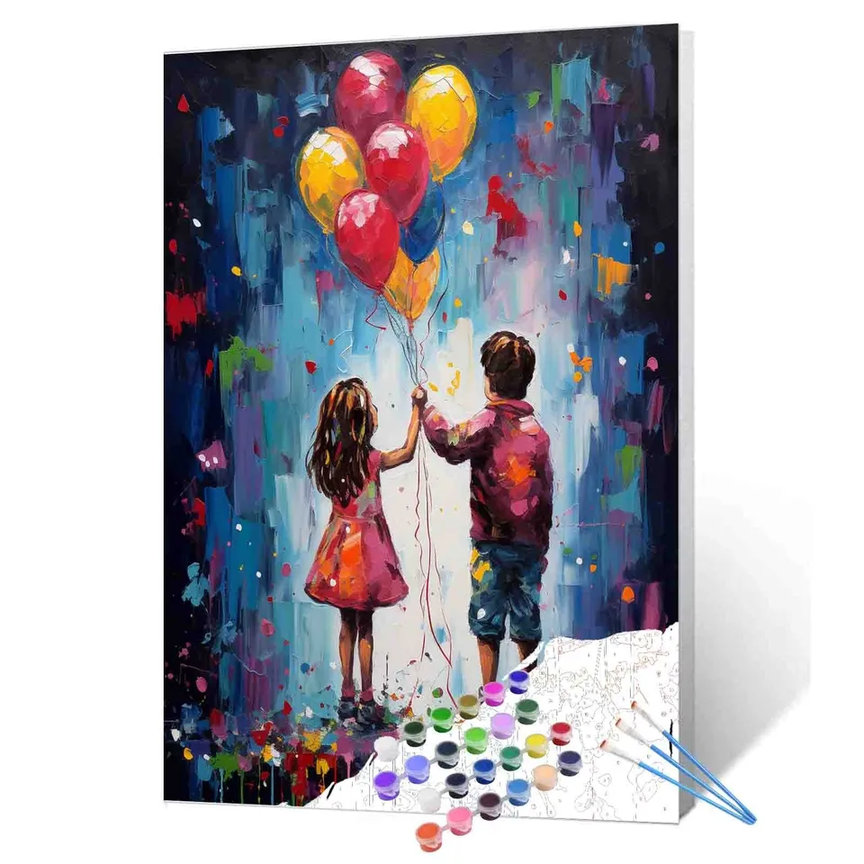 tucocoo-holding-balloons-together-malen-nach-zahlen-40x50-bunt image 1