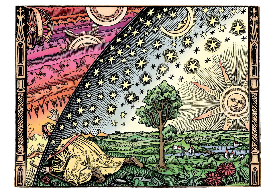 pomegranate-quest-for-knowledge-karte-blanko-flammarion-stich image 1