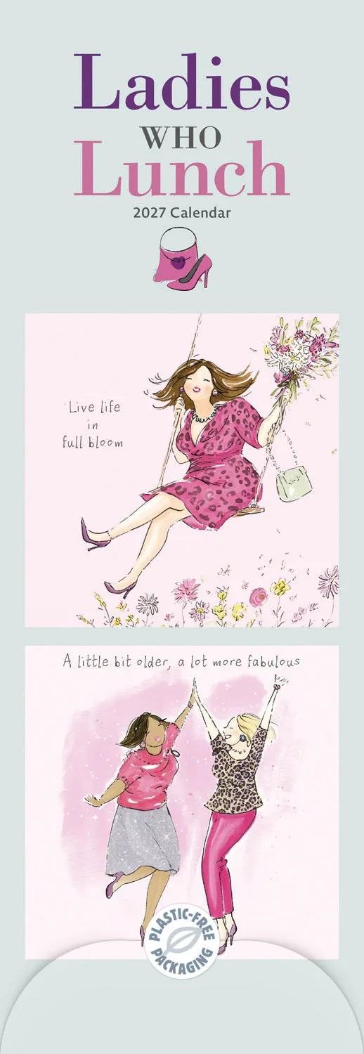 otter-house-ladies-who-lunch-slim-kalender-2027-humor image 1