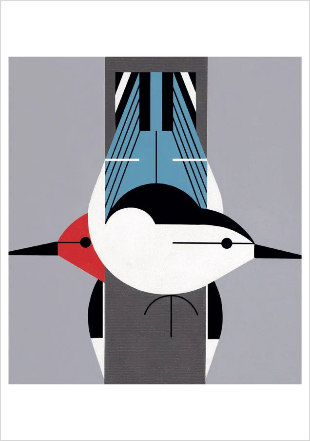 pomegranate-charley-harper-upside-downside-klappkarte image 1