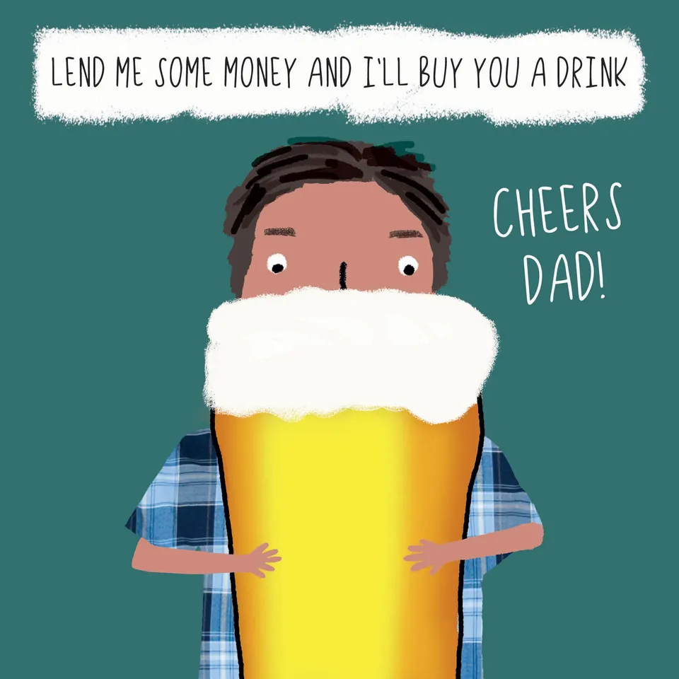 otter-house-father-s-day-karte-legend-vatertagskarte-vater image 1