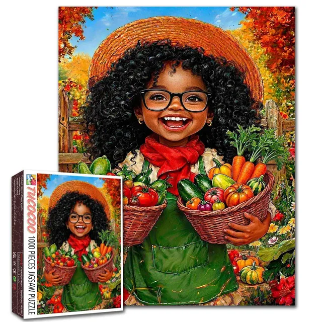 tucocoo-autumn-harvest-garden-girl-puzzle-1000-teile-herbst image 1
