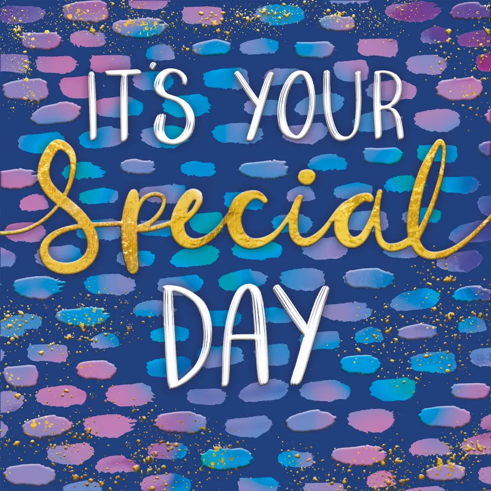otter-house-sherbet-wishes-special-day-geburtstagskarte-bunt-mit-umschlag image 1