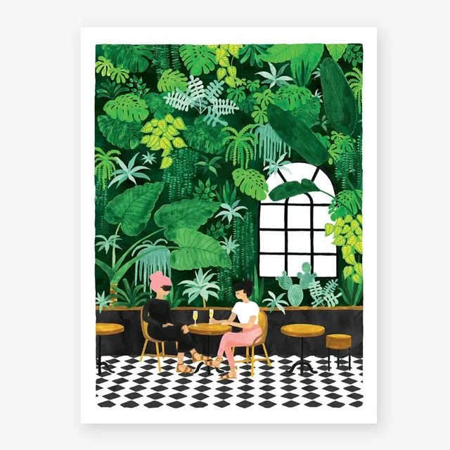 all-the-ways-to-say-caf-poster-freunde-kaffee-50x70 image 1
