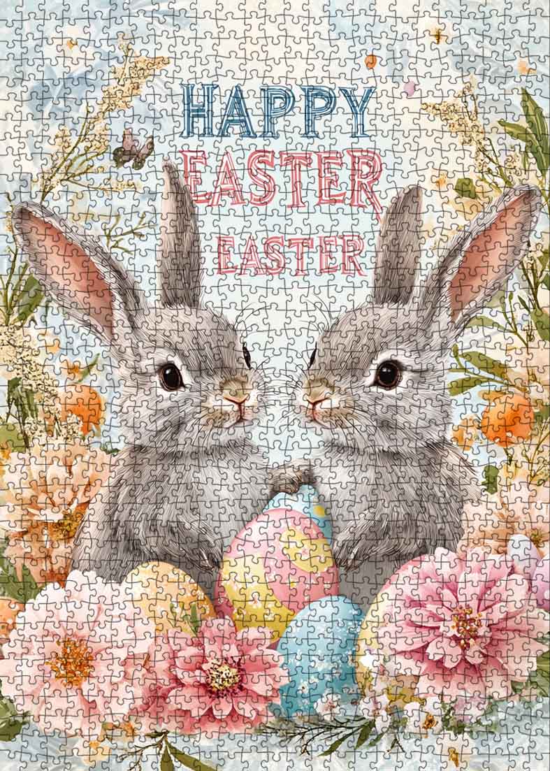 tucocoo-two-bunnies-with-easter-eggs-puzzle-1000-teile-fr-hling image 2