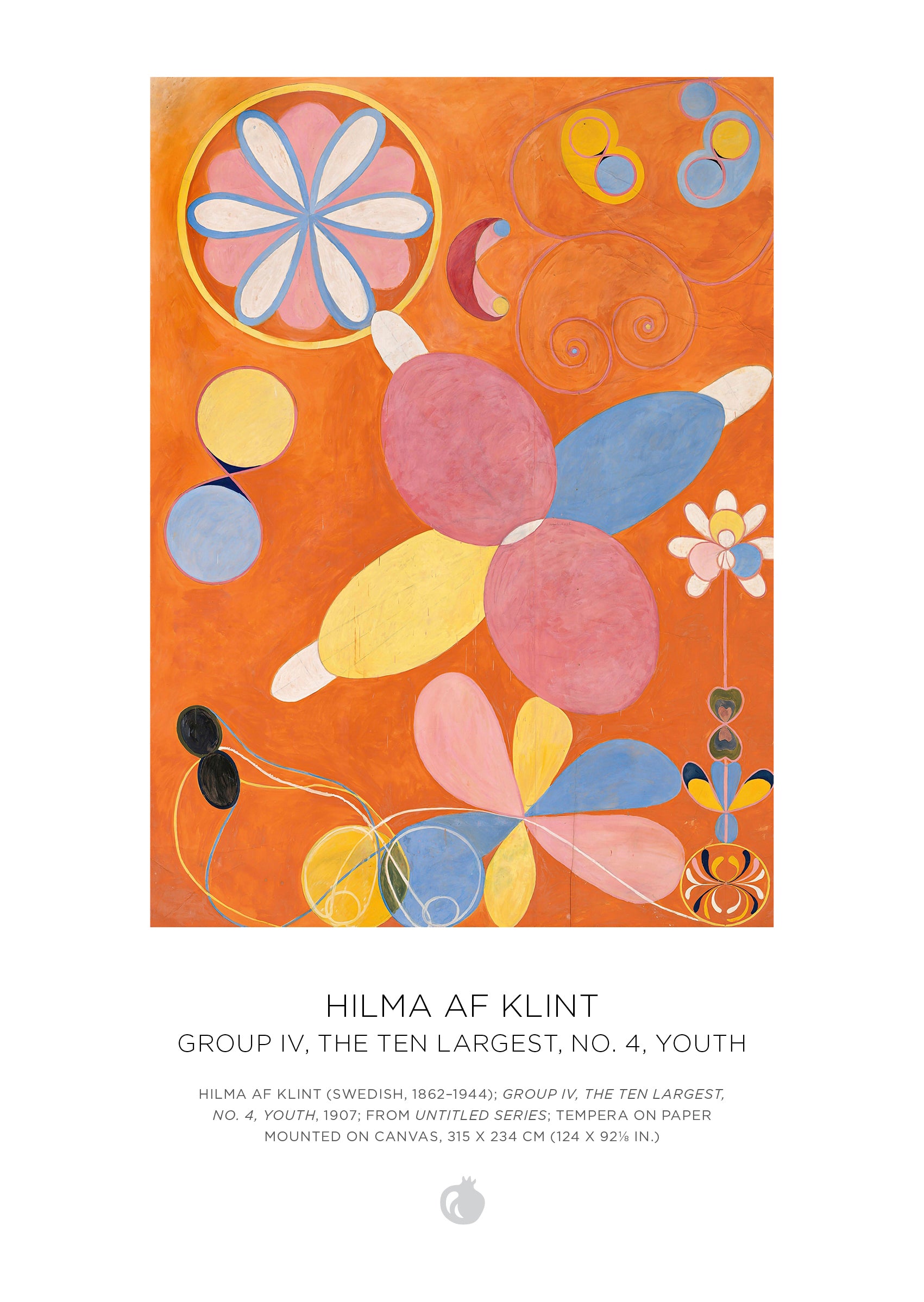 pomegranate-hilma-af-klint-puzzle-120-teile-set-abstrakt image 7
