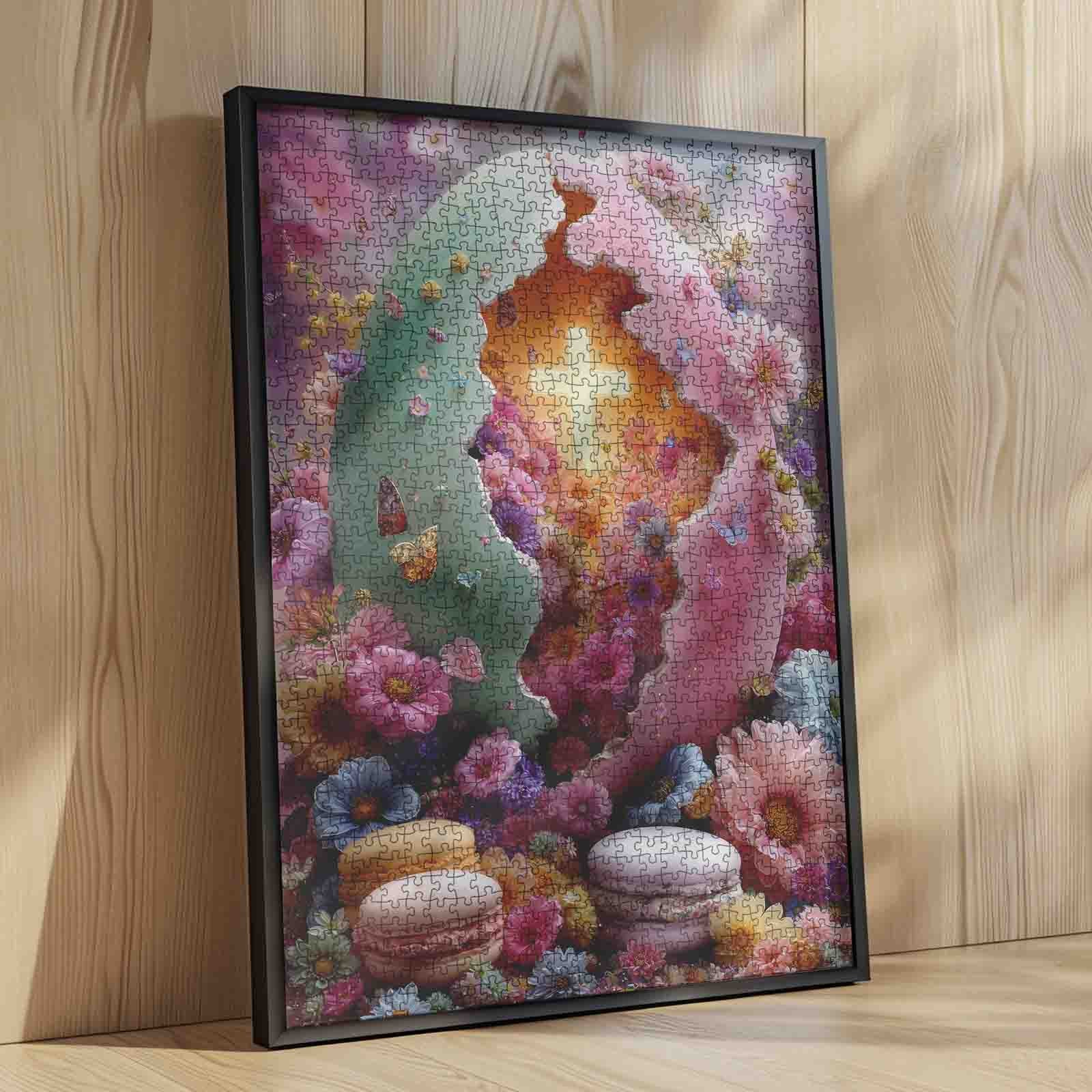 tucocoo-jigsaw-puzzles-floral-easter-bunny-silhouette-dream-puzzle-1000-teile-os image 4