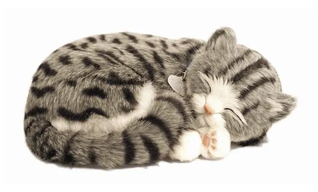 otter-house-precious-petzzz-grey-tabby-pl-schkatze-mit-bett image 1