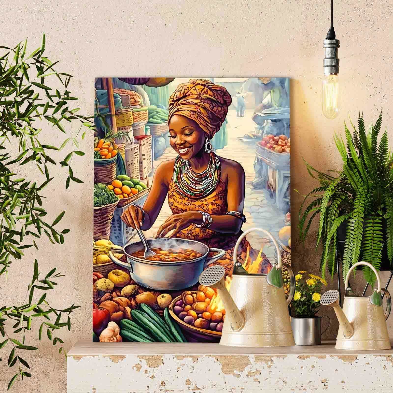 tucocoo-market-cooking-beauty-malen-nach-zahlen-40x50-frau image 2