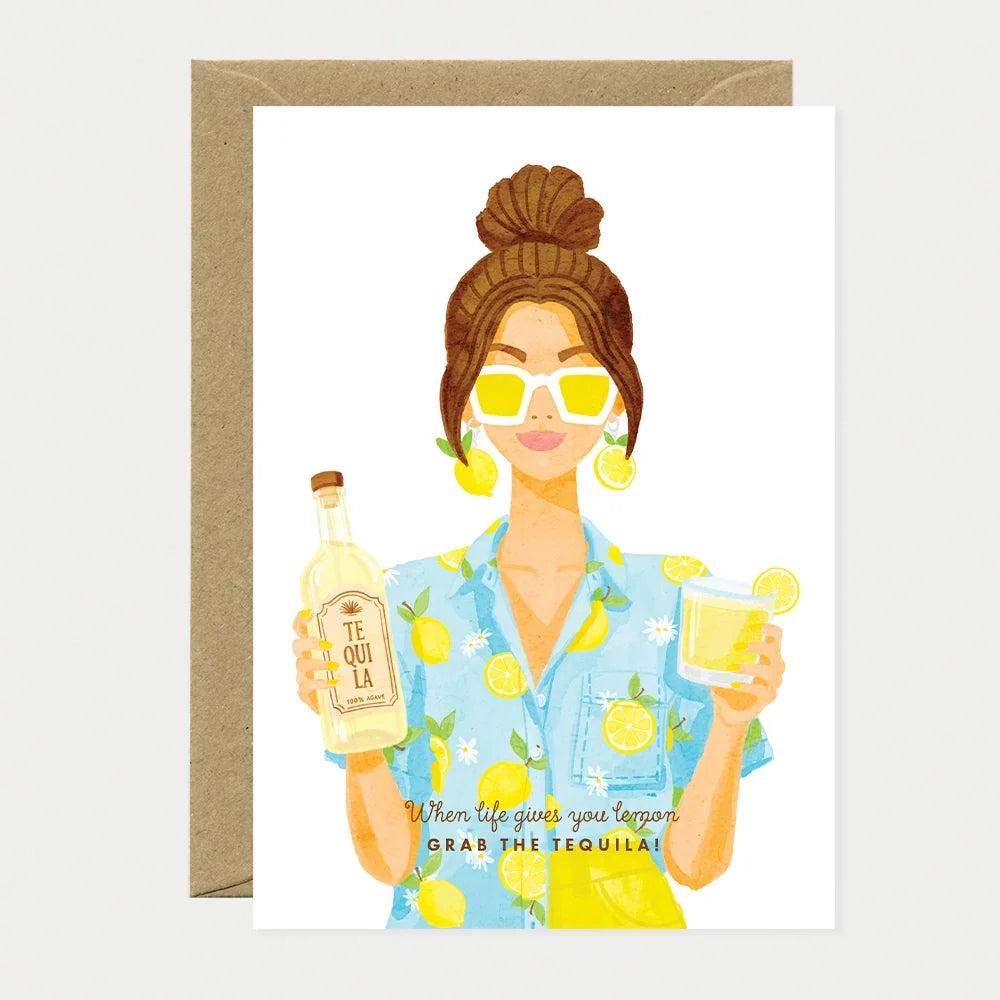 all-the-ways-to-say-life-lemon-gru-karte-a6-zitrone image 1