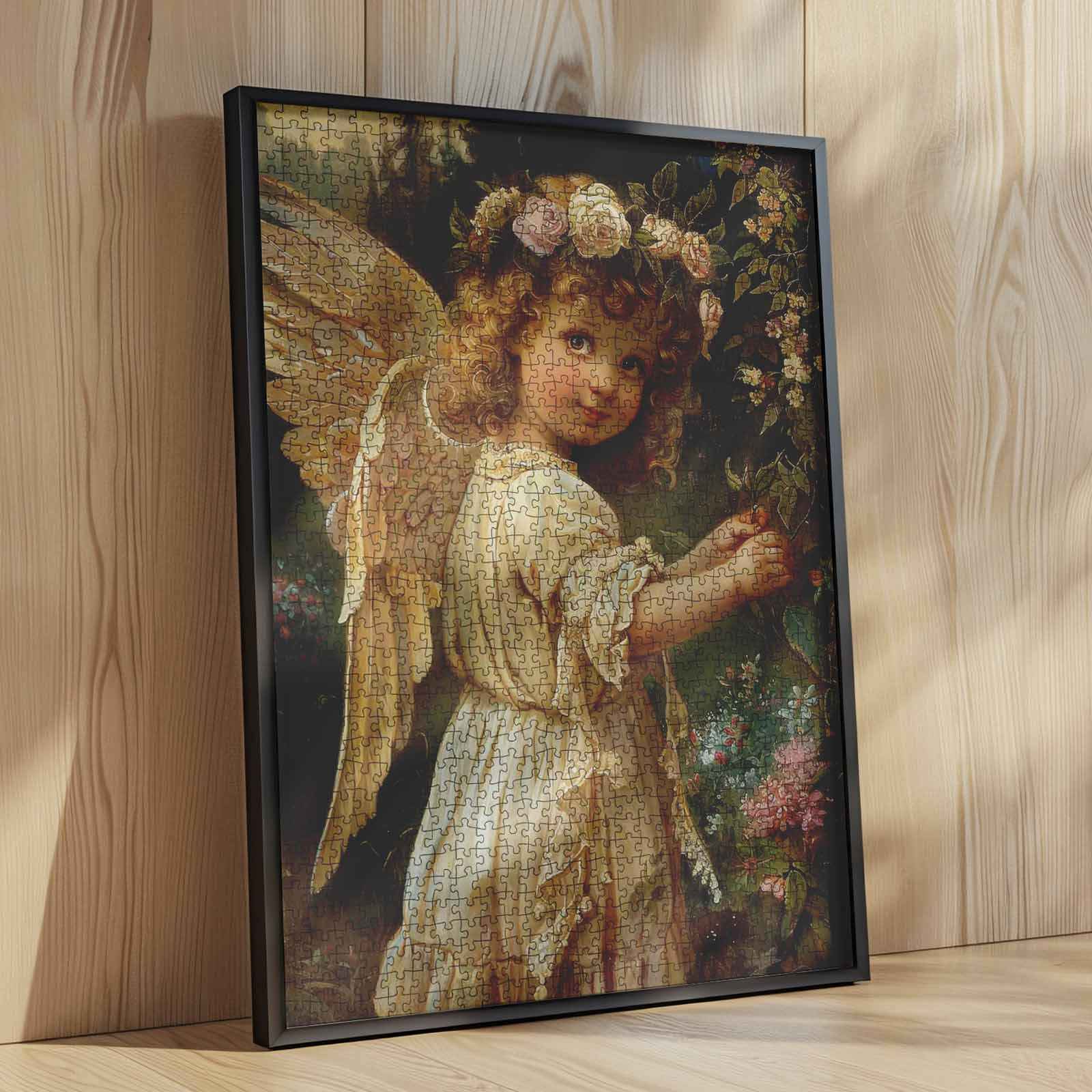 tucocoo-angelic-girl-with-flowers-puzzle-1000-teile-fee image 4
