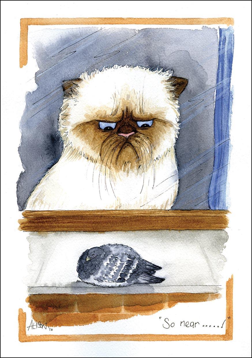 otter-house-alison-s-animals-so-near-grusskarte-150x210mm image 1