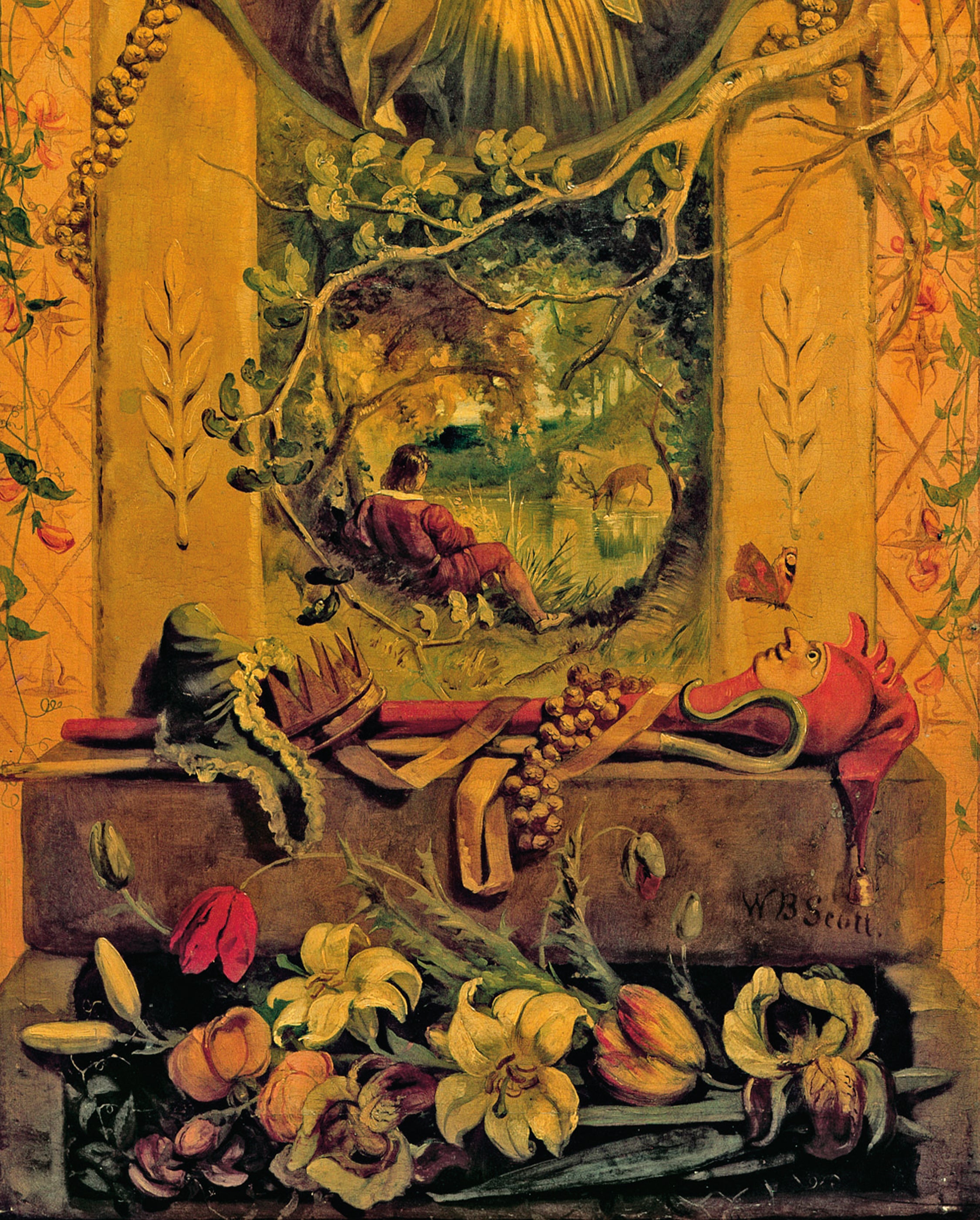 pomegranate-bookmarks-william-bell-scott-shakespeare-lesezeichen image 2