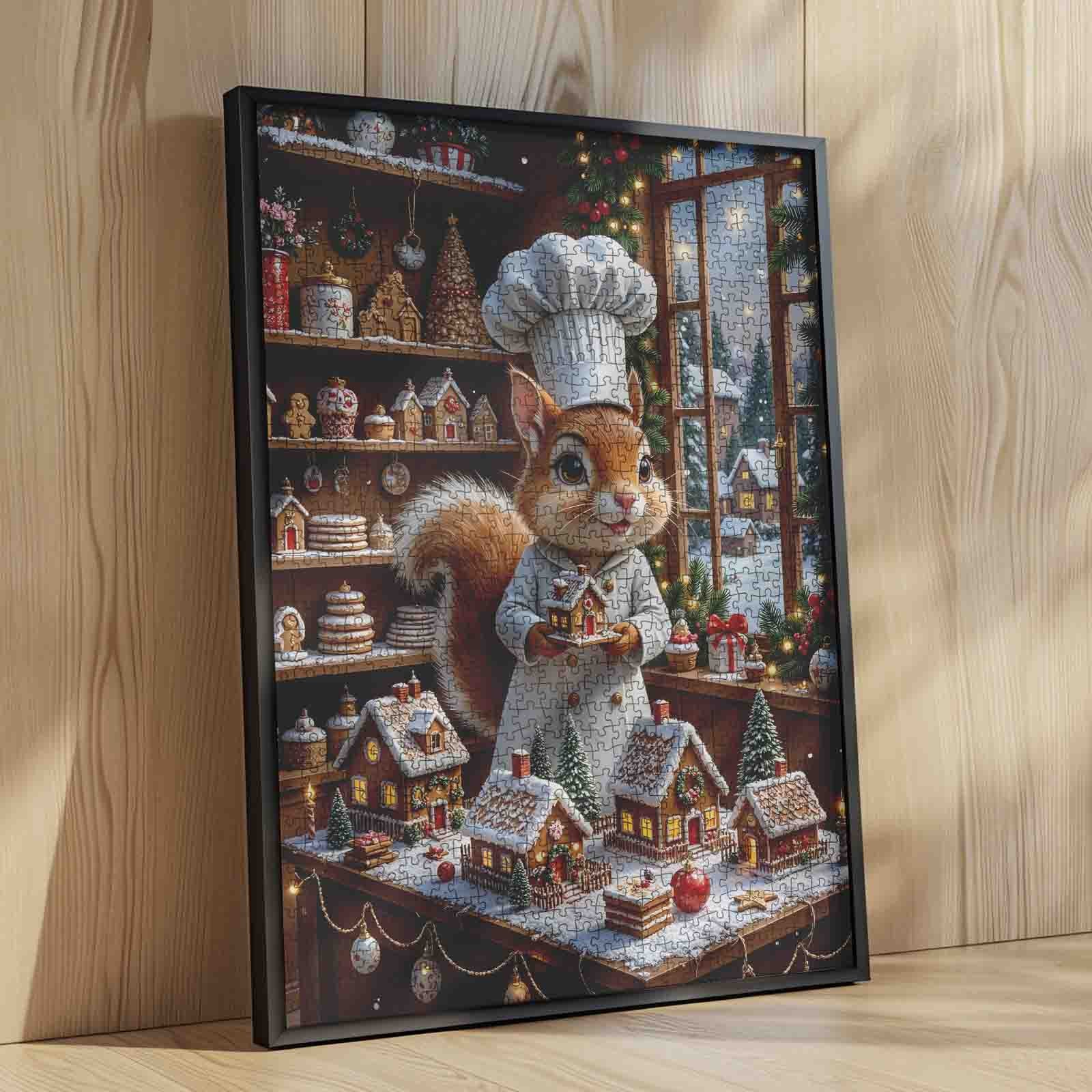 tucocoo-christmas-squirrel-baker-puzzle-1000-teile-backen image 4
