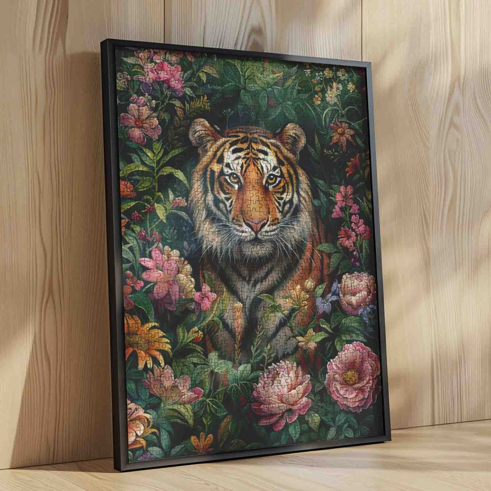 tucocoo-tiger-in-bloom-puzzle-1000-teile-tiger image 4