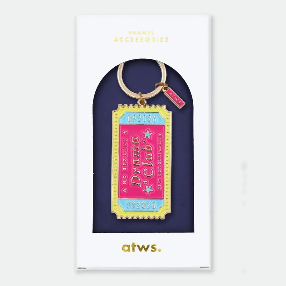 all-the-ways-to-say-drama-club-ticket-schl-sselanh-nger-gold image 1