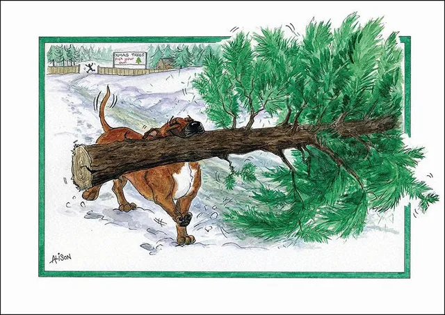 otter-house-alisons-animals-pick-your-own-weihnachtskarte image 1