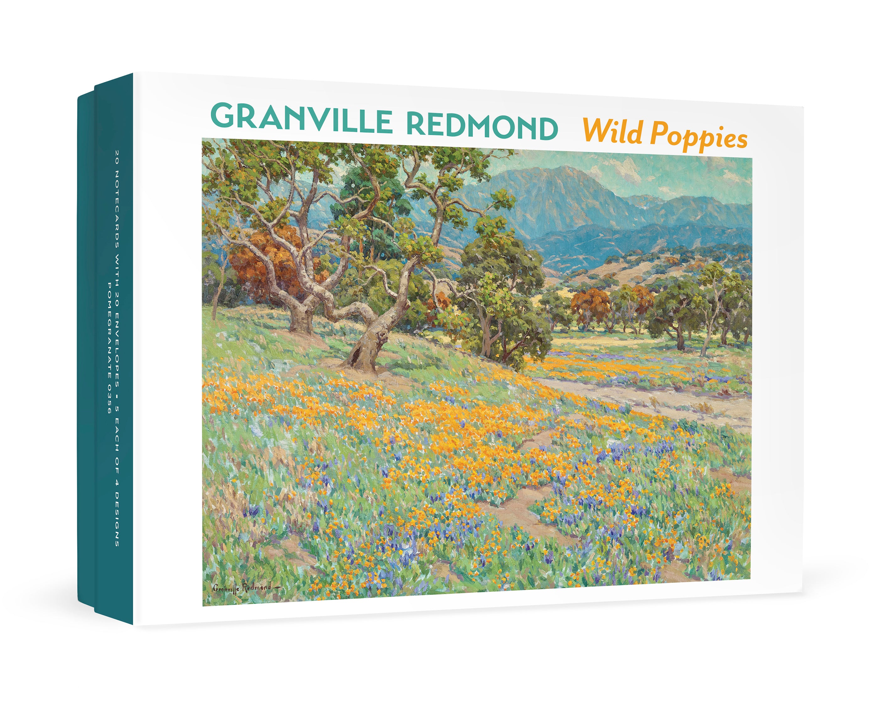 pomegranate-redmond-wild-poppies-gru-kartenset-20-karten-landschaft image 1