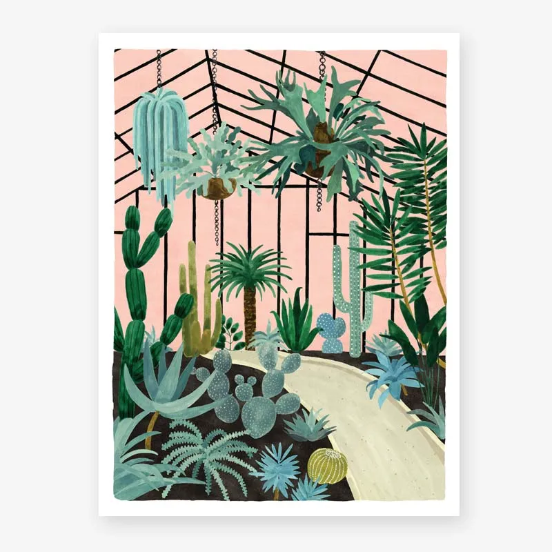 all-the-ways-to-say-posters-conservatory-poster-botanik-aquarell image 1