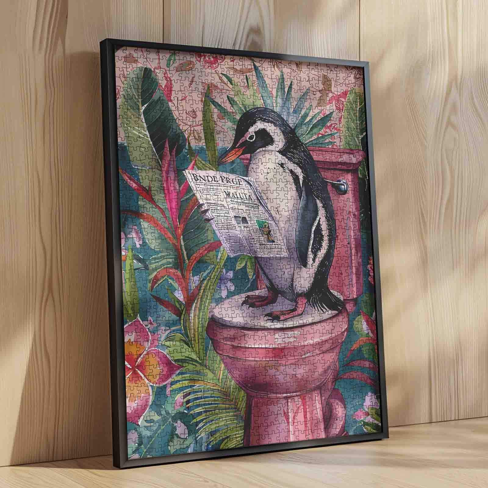 tucocoo-toilet-penguin-news-puzzle-1000-teile-tiere image 4