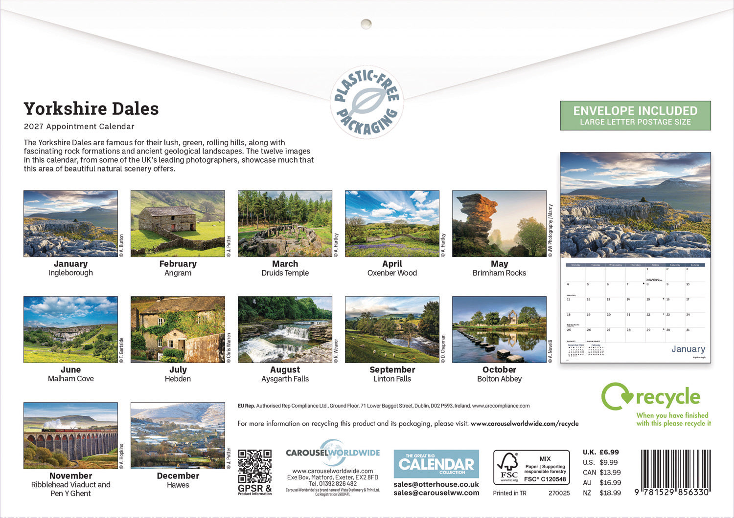 otter-house-yorkshire-dales-a4-wandkalender-2027-landschaft image 2
