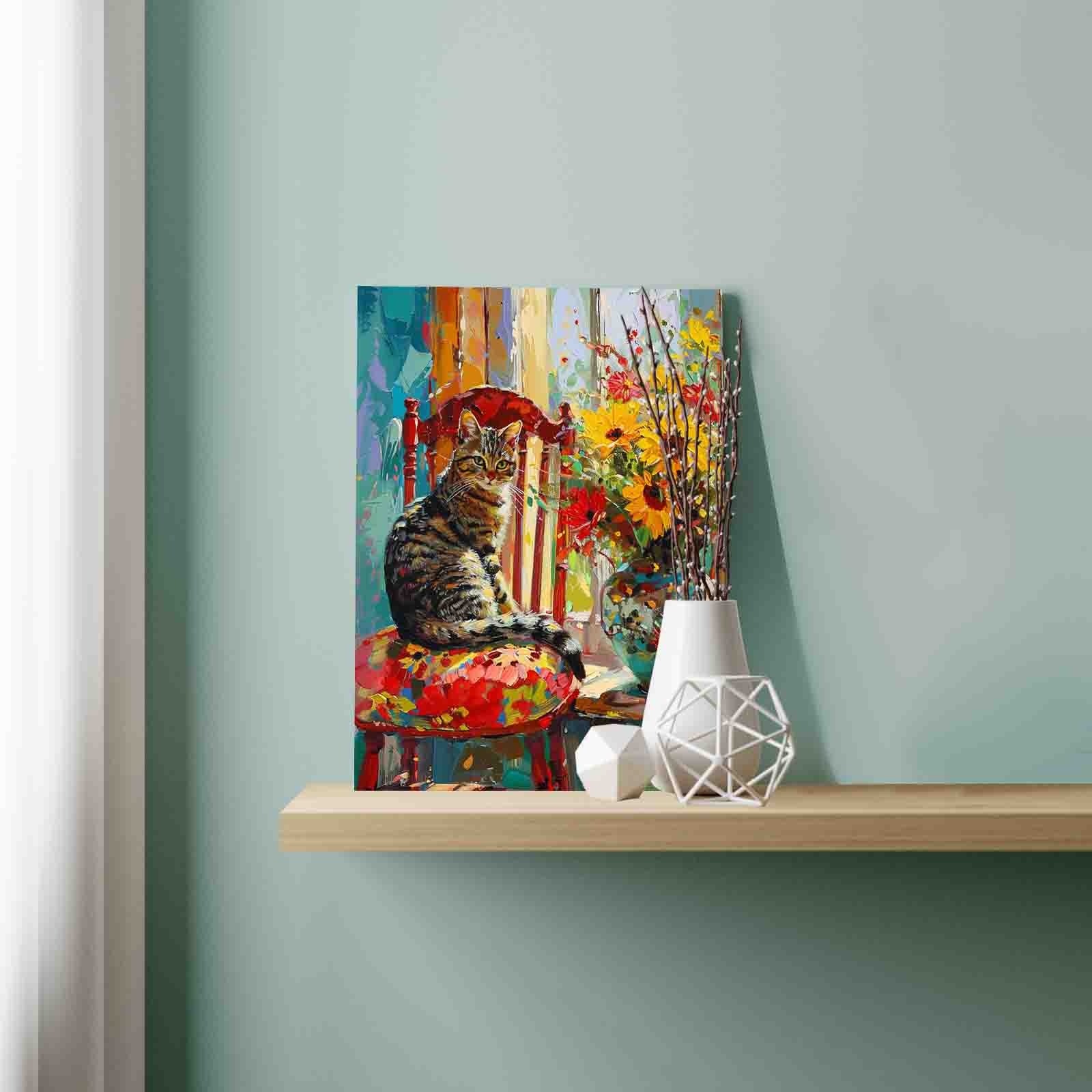 tucocoo-cat-on-red-chair-malen-nach-zahlen-40x50-cm-katze image 3
