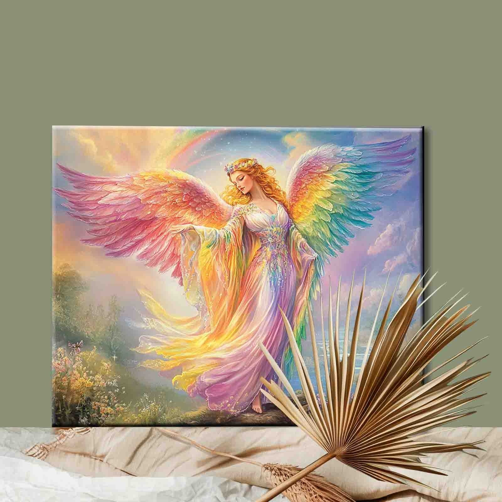 tucocoo-rainbow-light-angel-malen-nach-zahlen-40x50cm-engel image 2