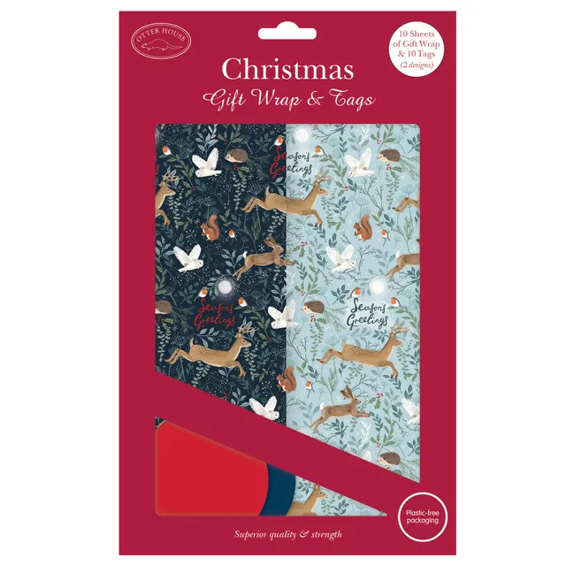 otter-house-wildlife-geschenkpapier-weihnachten-10-b-gen-tags image 1