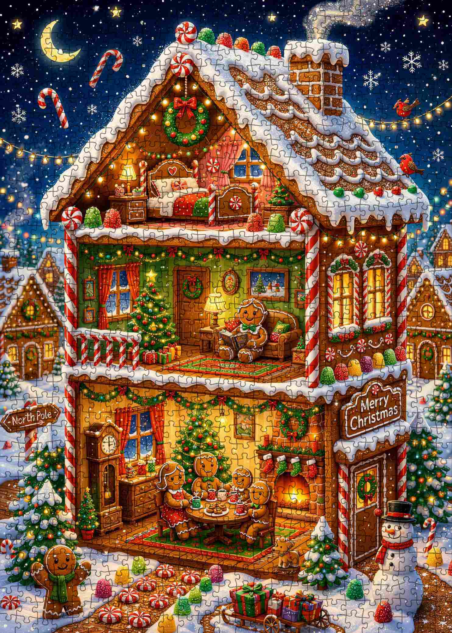 tucocoo-gingerbread-christmas-house-puzzle-1000-teile image 2