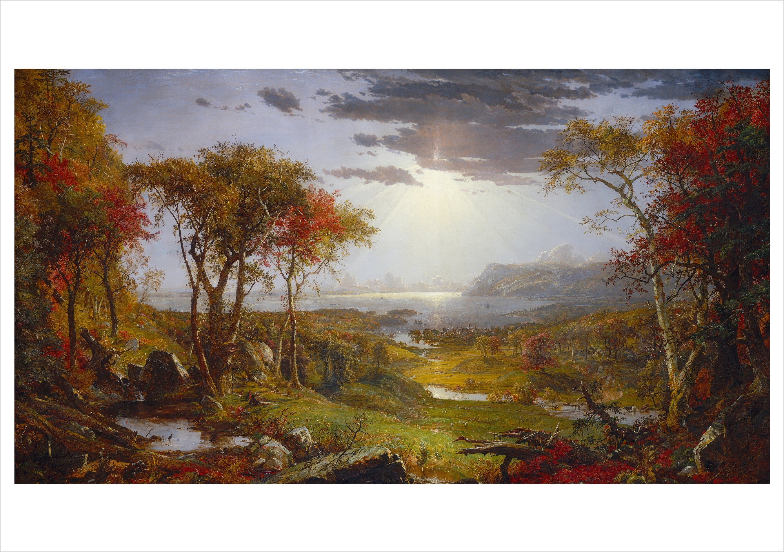 pomegranate-hudson-river-klappkarten-set-20-karten-box image 4