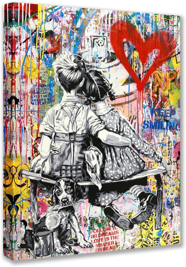 tucocoo-canvas-wall-art-leinwandbild-puppy-love-welpe-30x40cm image 1